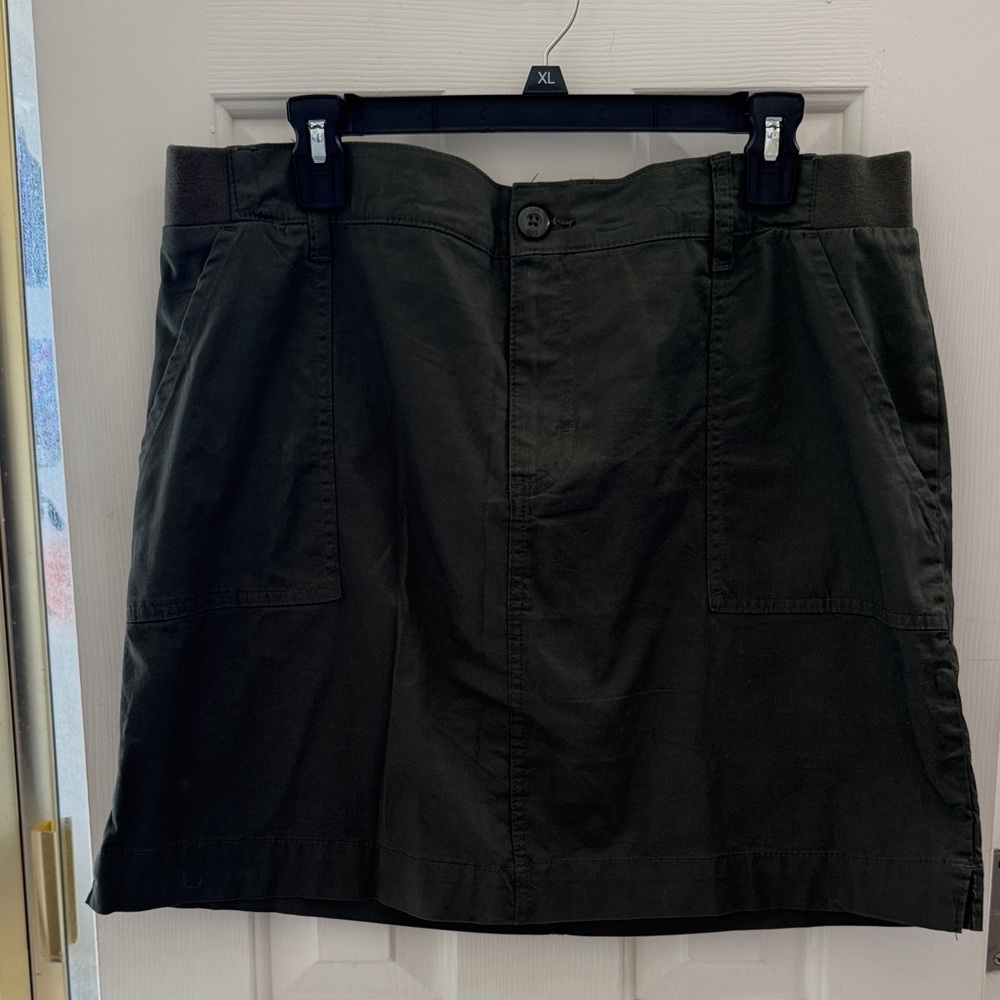 Lee Olive Mini Skirt